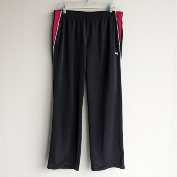 Puma black & red track pants - Picture 1 of 7